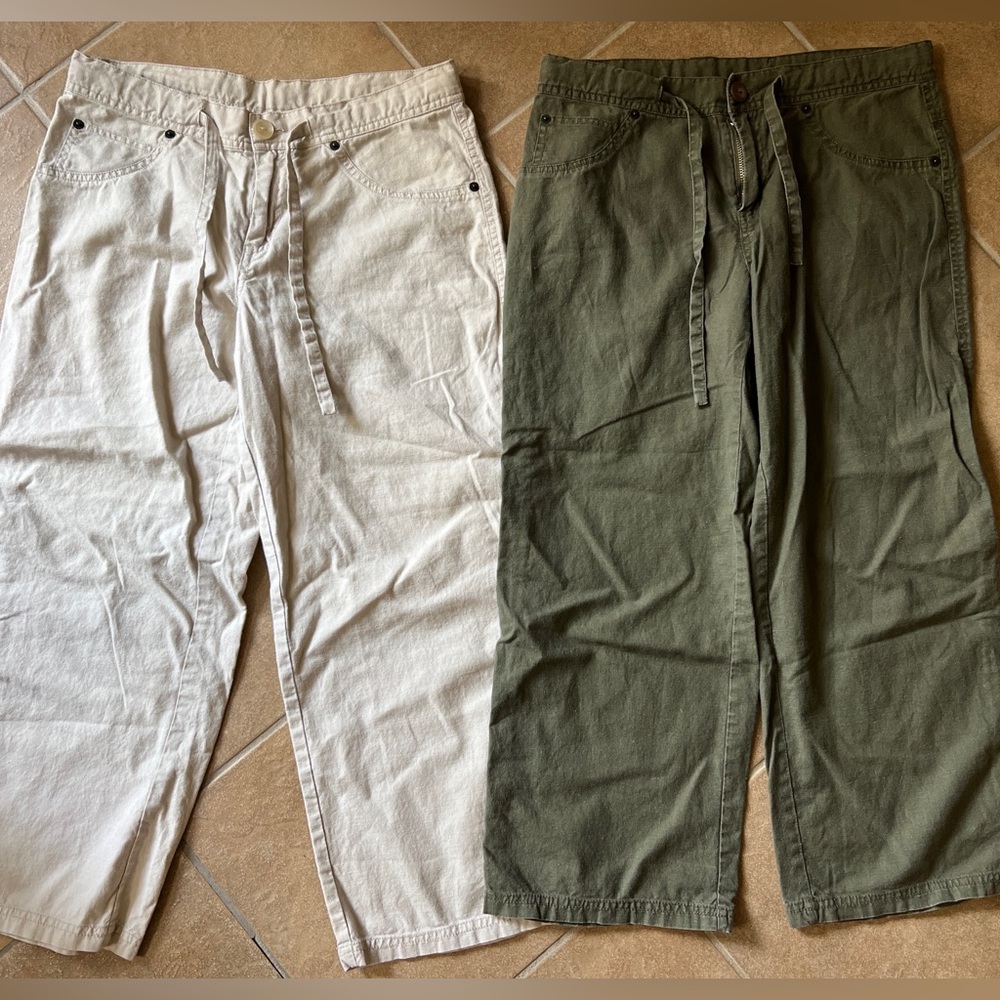 Linen-Cotton Pants